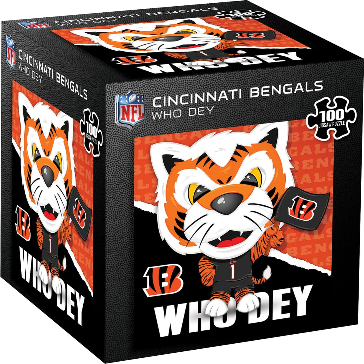 Cincinnati Bengals - NFL Mascot 100 Piece Jigsaw Puzzle