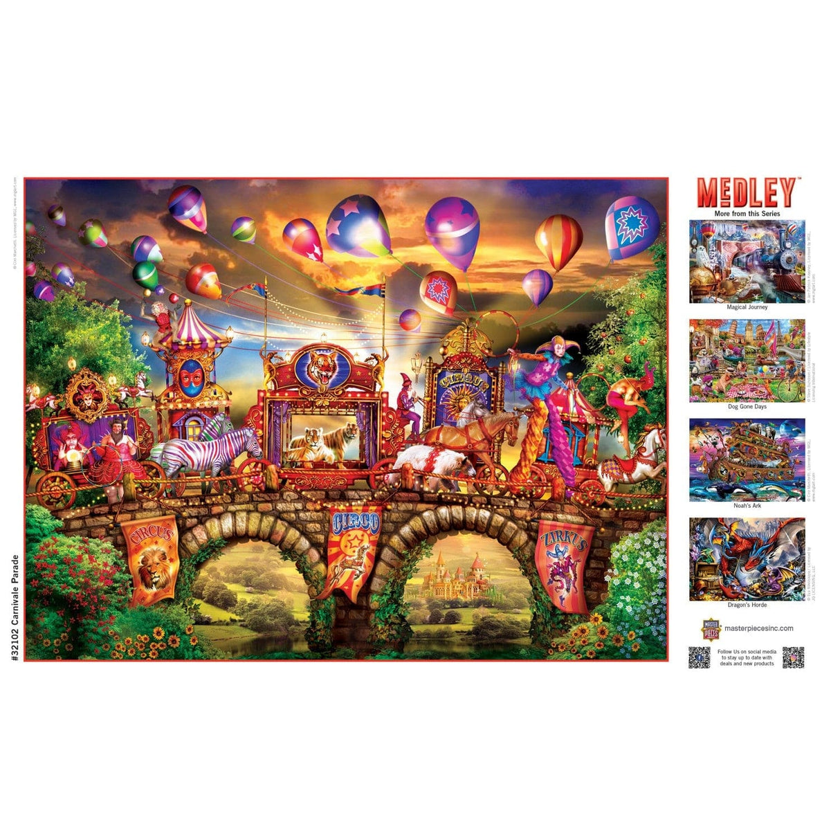 Medley - Carnivale Parade 300 Piece EZ Grip Jigsaw Puzzle