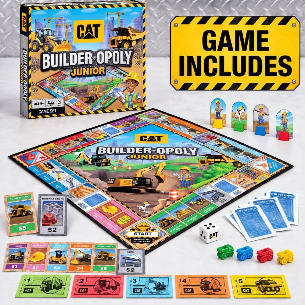 CAT - Builder Opoly Junior Board Game