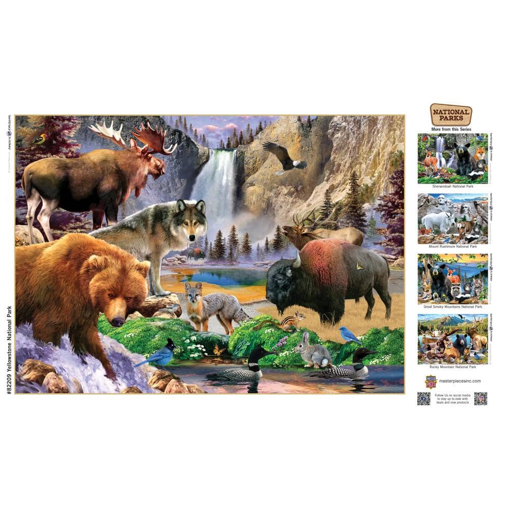 Yellowstone National Park 500 Piece Jigsaw Puzzle