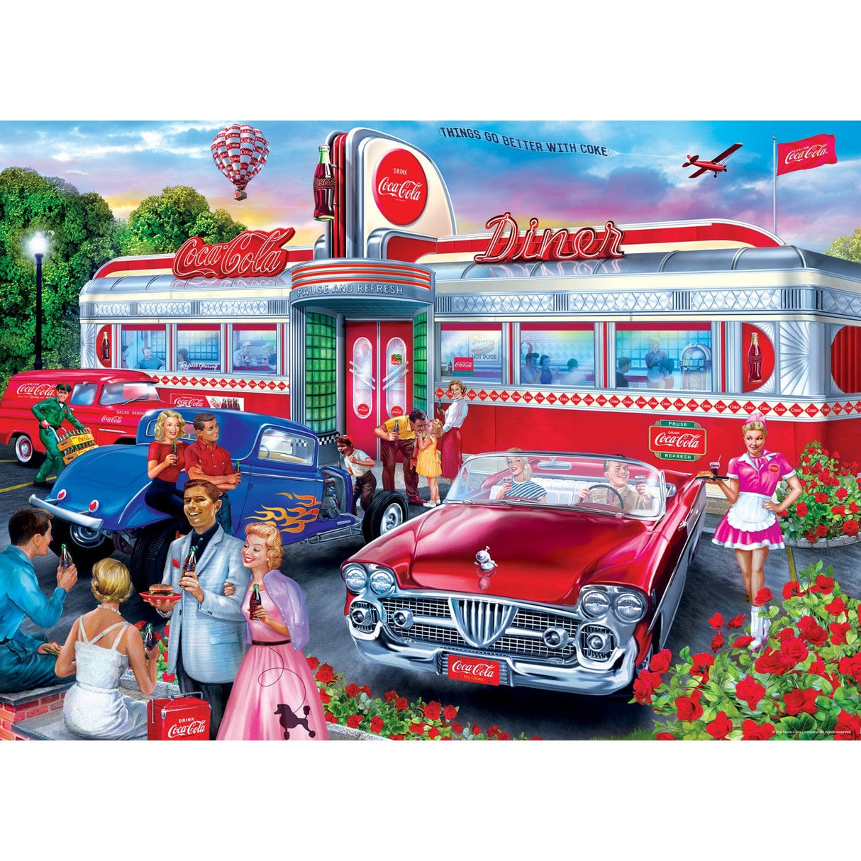 Coca-Cola - Diner 1000 Piece Jigsaw Puzzle