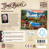 Time Away - Sunset Canoe 1000 Piece Jigsaw Puzzle