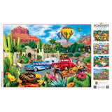 Roadsides of the Southwest - Hot Air & Cool Cars 500 Piece Jigsaw Puzzle