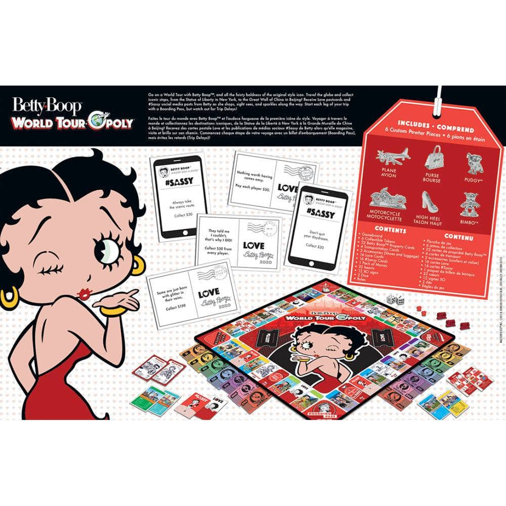 Betty Boop Opoly Board Game