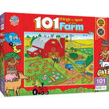 101 Things to Spot on a Farm - 101 Piece Jigsaw Puzzle