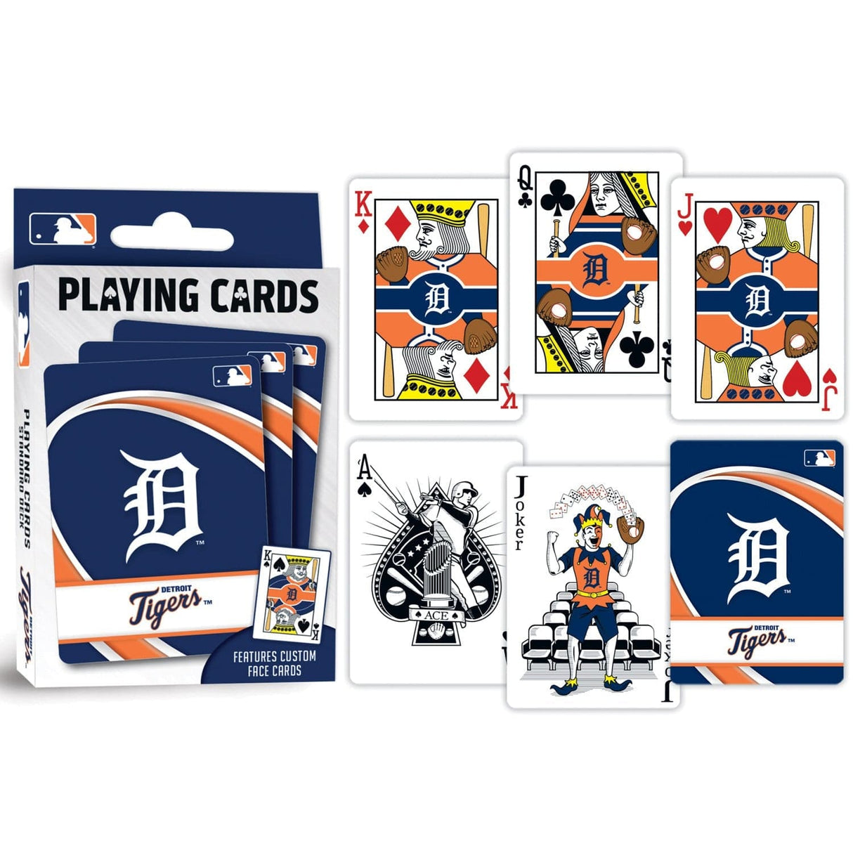 Detroit Tigers Playing Cards - 54 Card Deck