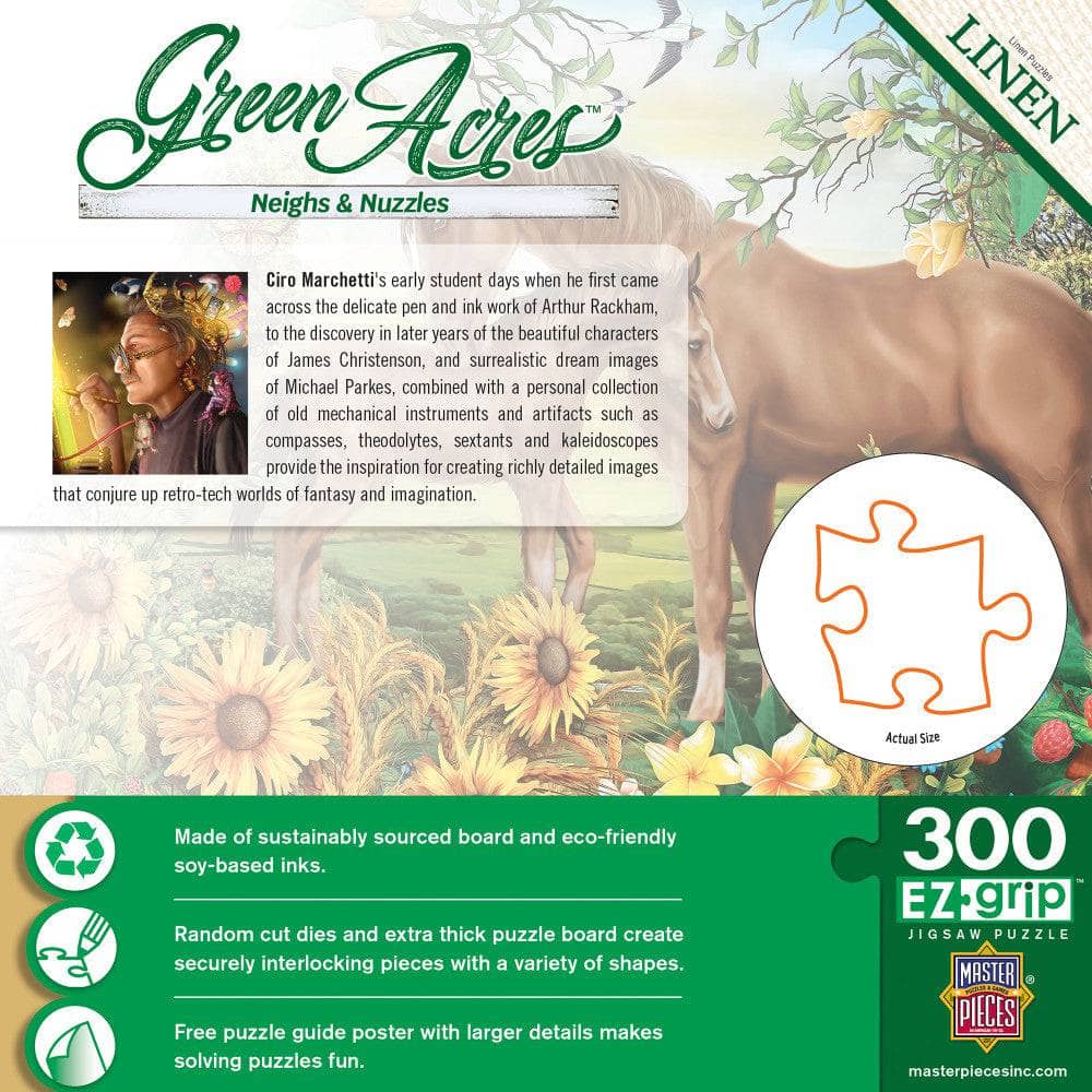 Green Acres - Neighs & Nuzzles 300 Piece EZ Grip Jigsaw Puzzle