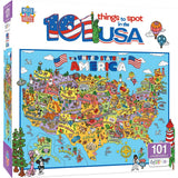 101 Things to Spot in the USA - 101 Piece Jigsaw Puzzle