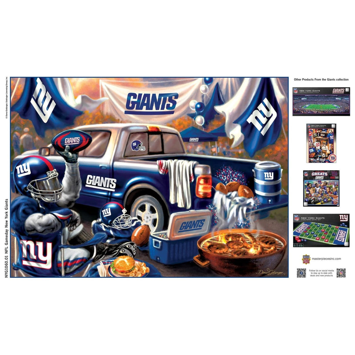 New York Giants - Gameday 1000 Piece Jigsaw Puzzle