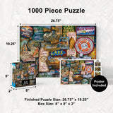 Realtree - Off to the Lakehouse 1000 Piece Jigsaw Puzzle