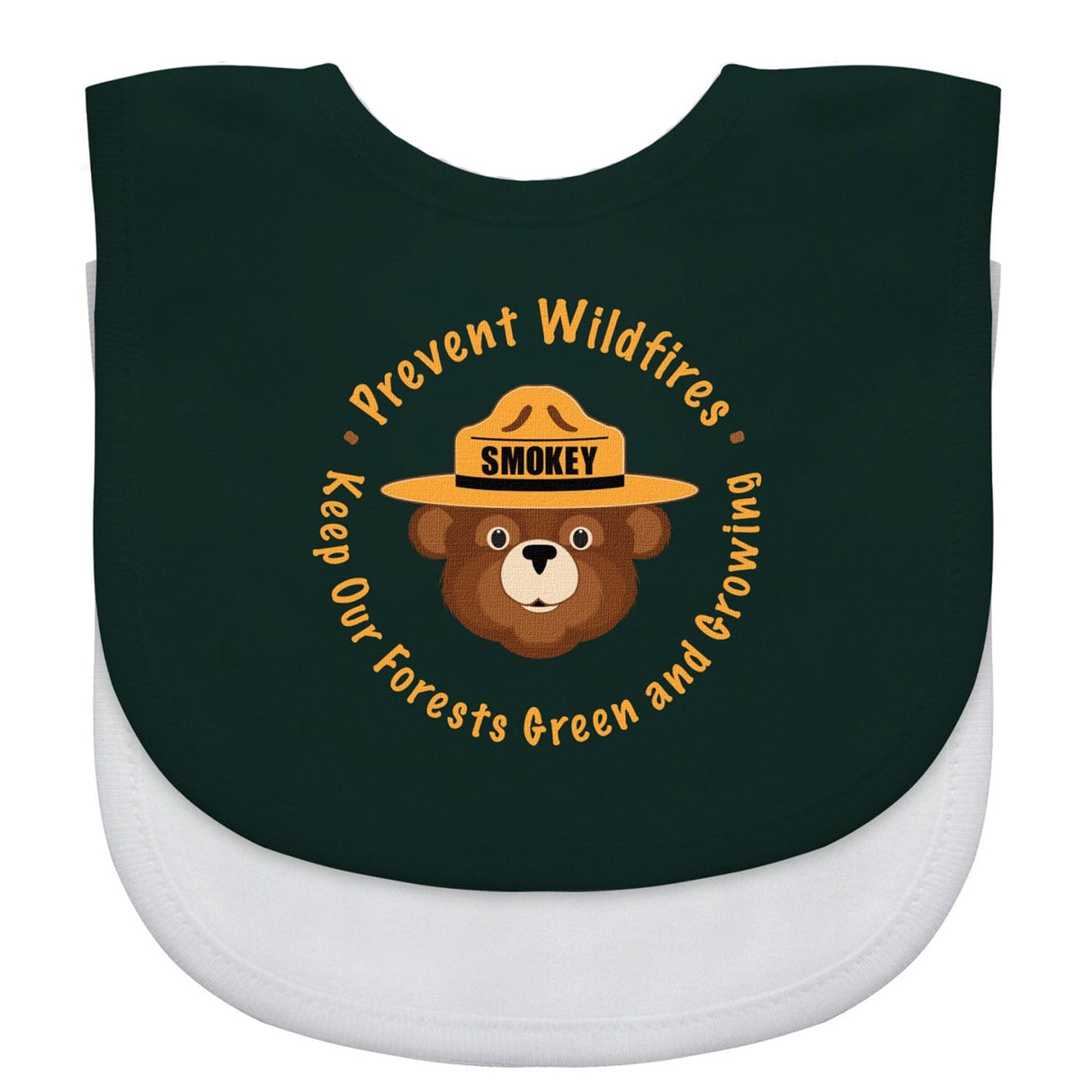 Smokey Bear - Baby Bibs 2-Pack
