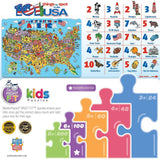 101 Things to Spot in the USA 100 Piece Kids Jigsaw Puzzle