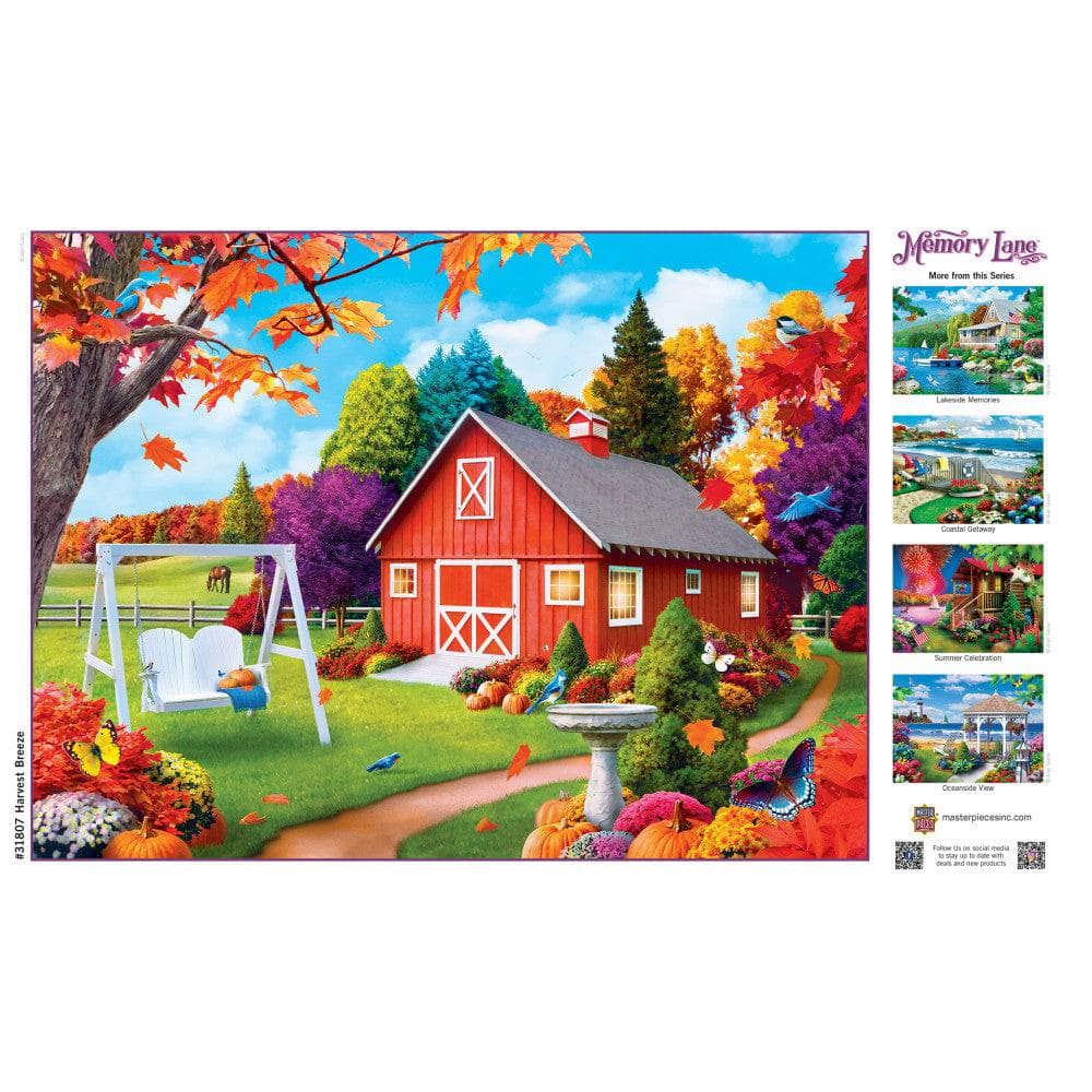 Memory Lane - Harvest Breeze 300 Piece EZ Grip Jigsaw Puzzle