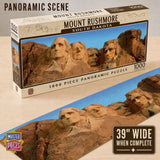 Mount Rushmore, South Dakota 1000 Piece Panoramic Jigsaw Puzzle
