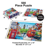 Travel Diary - London 500 Piece Jigsaw Puzzle