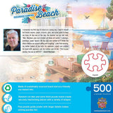 Paradise Beach - Oceanside Camping 500 Piece Jigsaw Puzzle