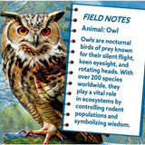 Owl 100 Piece Shaped Jigsaw Puzzle