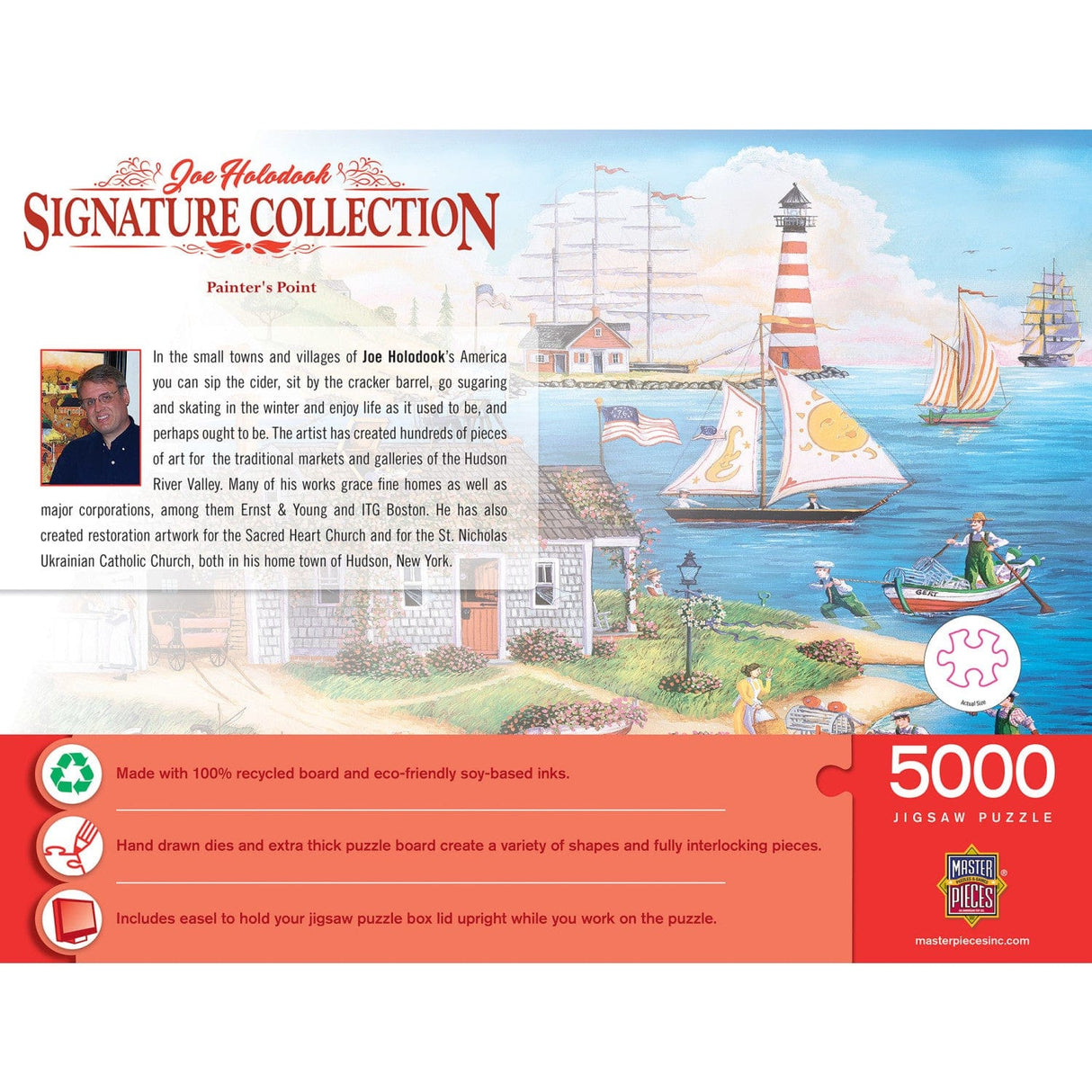 Signature Collection - Painter's Point 5000 Piece Jigsaw Puzzle - Flawed