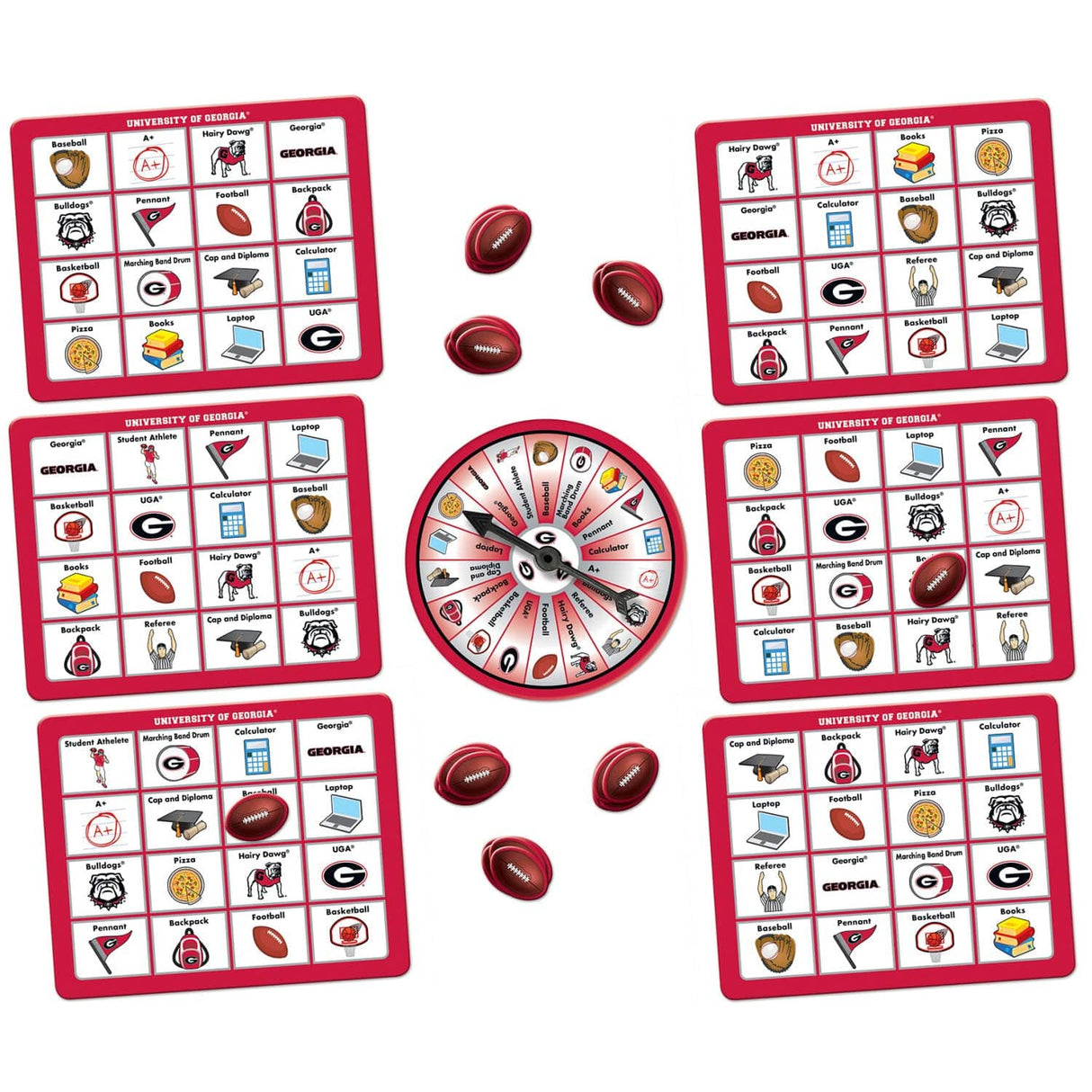 Georgia Bulldogs NCAA Bingo Game