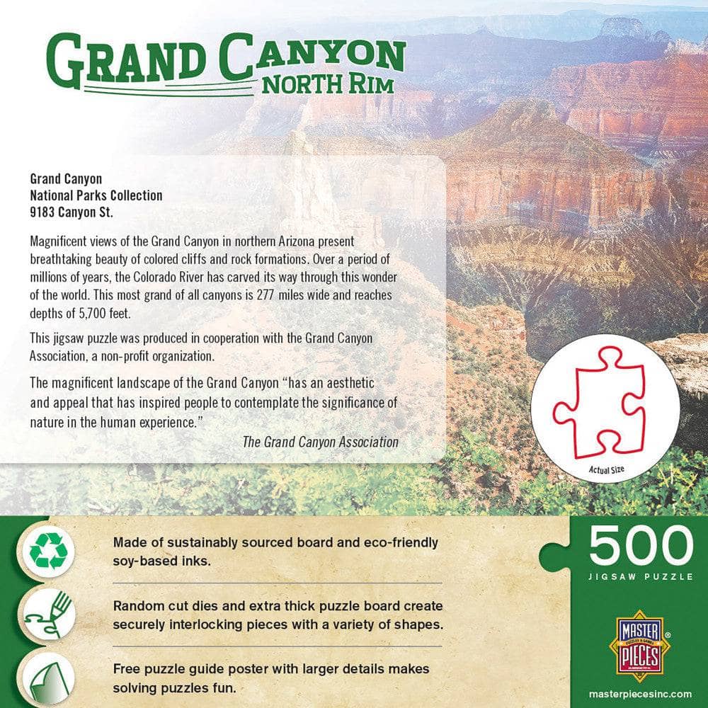Grand Canyon North Rim 550 Piece Jigsaw Puzzle