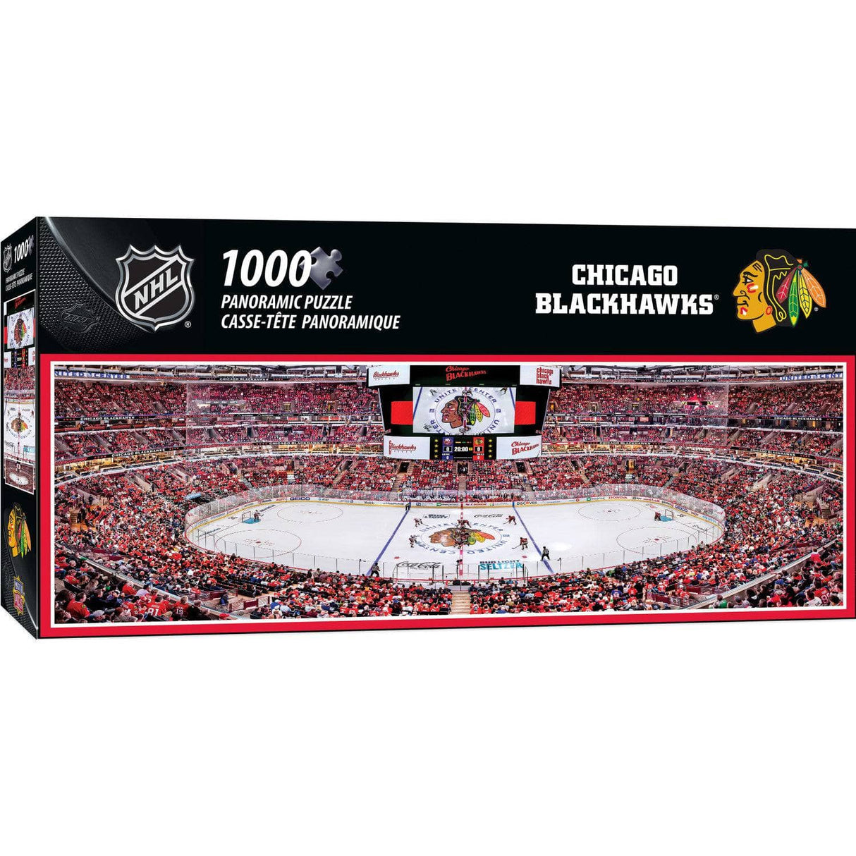 Chicago Blackhawks - 1000 Piece Panoramic Jigsaw Puzzle