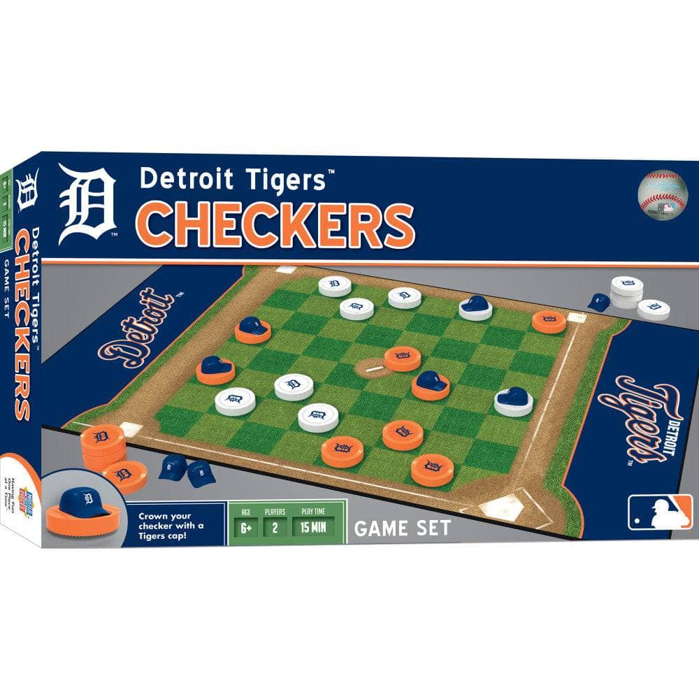 Detroit Tigers MLB Checkers