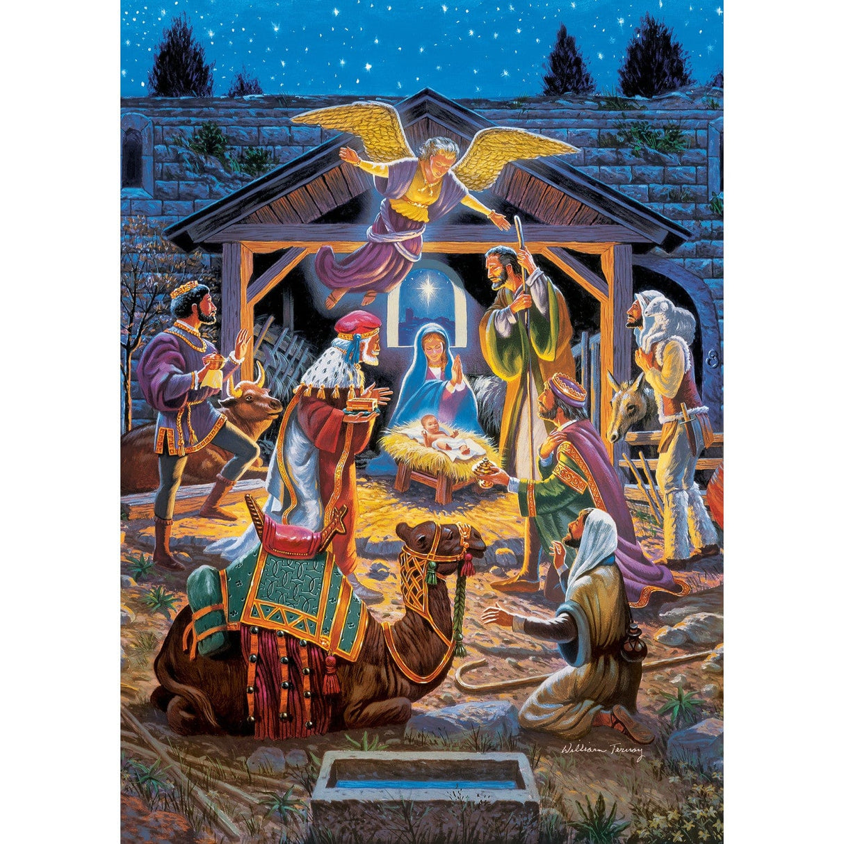 Sparkle & Shine - Holy Night 500 Piece Glitter Jigsaw Puzzle