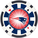 New England Patriots 100 Piece Poker Chips
