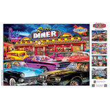 Drive-Ins, Diners & Dives - Golden Hour Grease 500 Piece Jigsaw Puzzle
