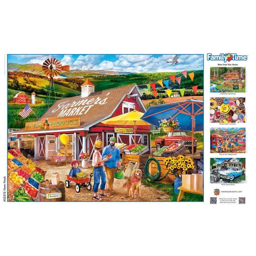 Family Time - Farm Fresh 400 Piece Jigsaw Puzzle