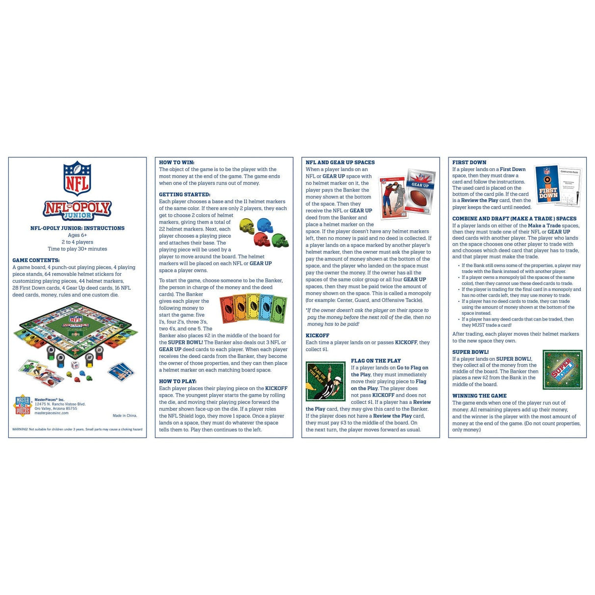 NFL Opoly Junior