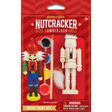 Nutcracker Lumberjack Ornament Wood Paint Kit