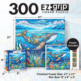 Kaleidoscope - The Happy Whale 300 Piece EZ Grip Jigsaw Puzzle