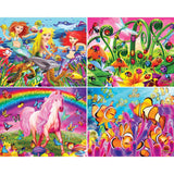 Glow in the Dark 100 Piece Jigsaw Puzzles - 4-Pack V1