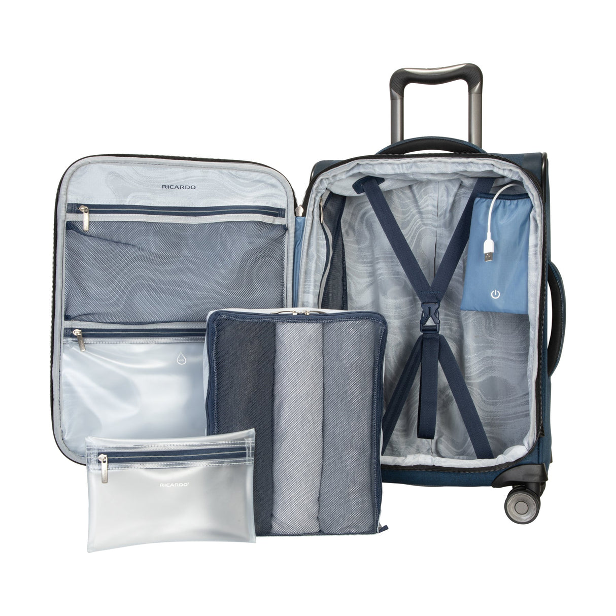 Malibu Bay 3.0 Softside 22" Carry-On Spinner by Ricardo Beverly Hills