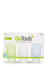 Tubos de viaje GoToob+ de 2,5 oz de humangear (paquete de 3)