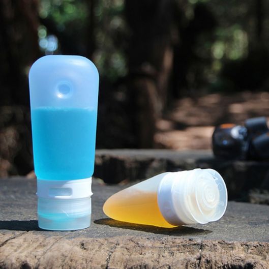 Tubos de viaje GoToob+ de 2,5 oz de humangear (paquete de 3)