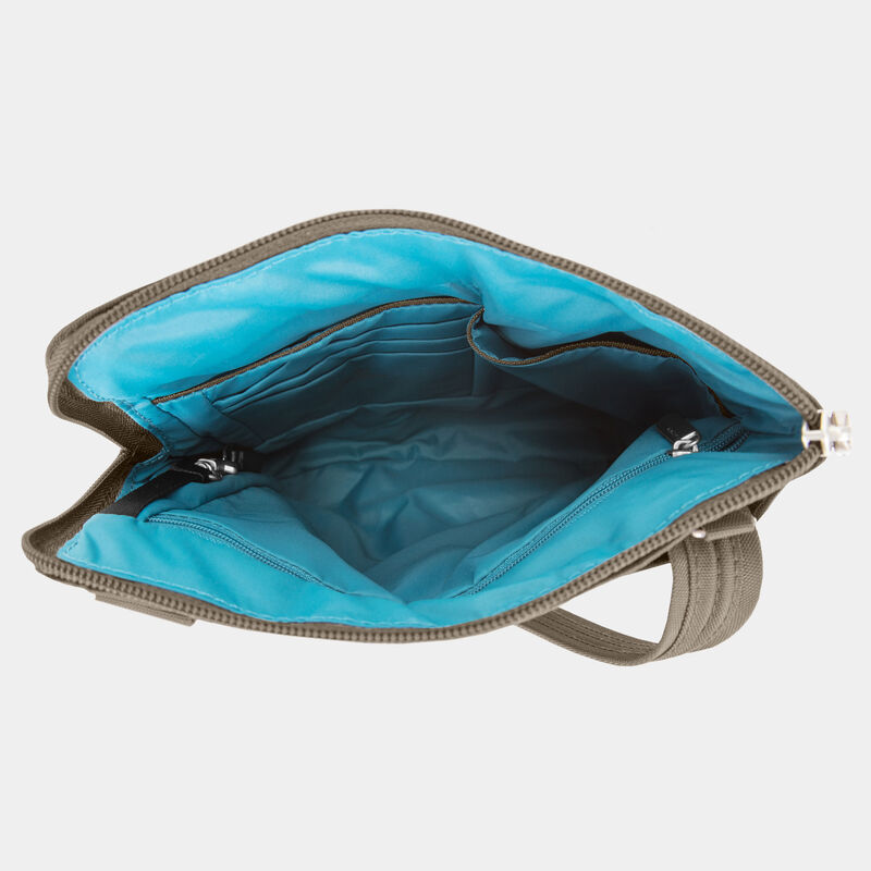 Anti-Theft Classic Collection Slim Double Zip Crossbody by Travelon (43116)