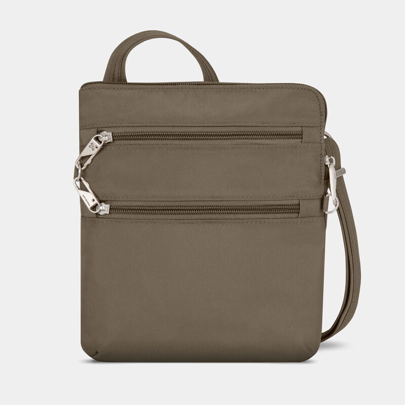 Anti-Theft Classic Collection Slim Double Zip Crossbody by Travelon (43116)