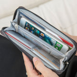 Cartera con cremallera única y bloqueo RFID de Travelon (43398)
