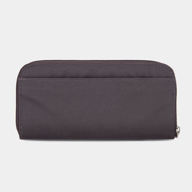 Cartera con cremallera única y bloqueo RFID de Travelon (43398)