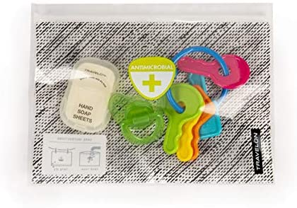 Set of 4 Antimicrobial Reusable Pouches by Travelon (43538)