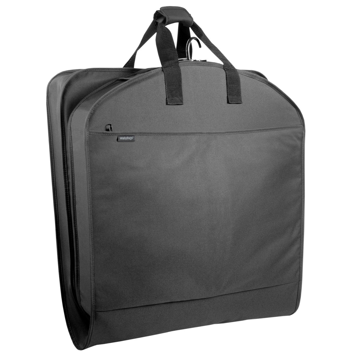 Portatrajes de viaje de lujo de 40 pulgadas con dos bolsillos y bordado de novio de WallyBags
