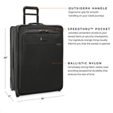 Baseline Collection Medium Expandable Upright Rollaboard by Briggs & Riley BLU126CX-4