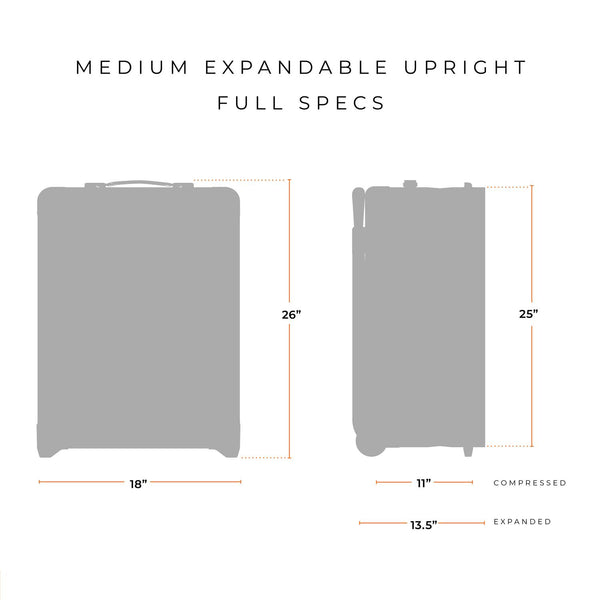 Baseline Collection Medium Expandable Upright Rollaboard by Briggs & Riley BLU126CX-4