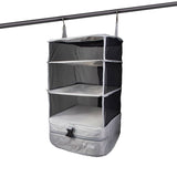 Light Gray Small Stow N Go Hanging Travel Shelves