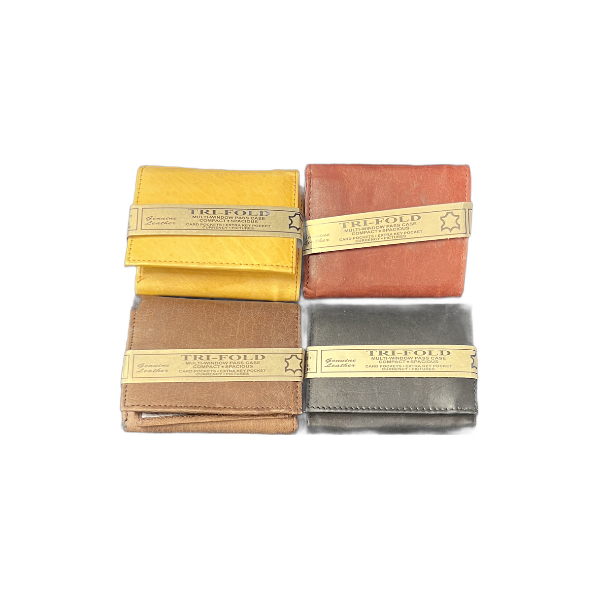 Tri-Fold Leather Wallet