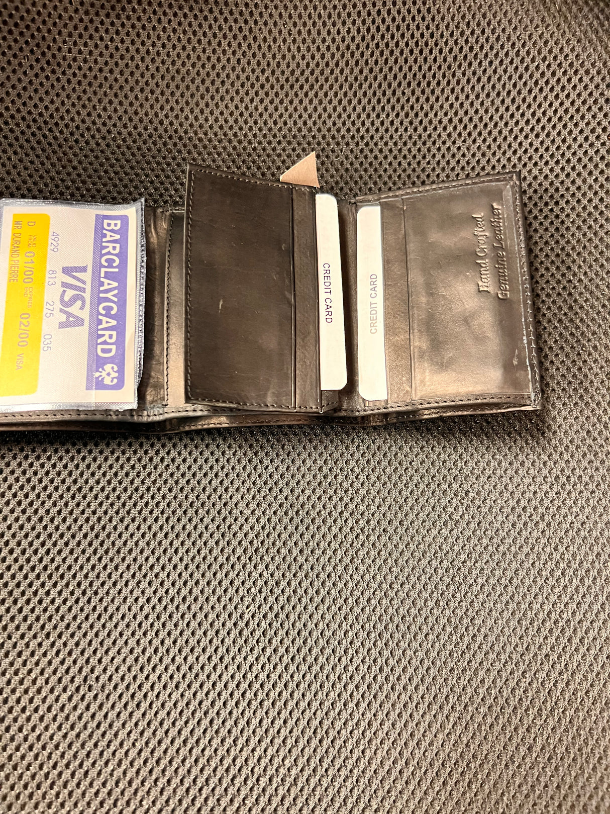 Tri-Fold Leather Wallet