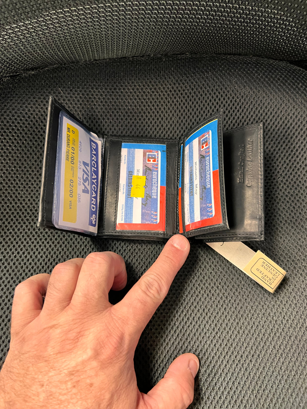Tri-Fold Leather Wallet