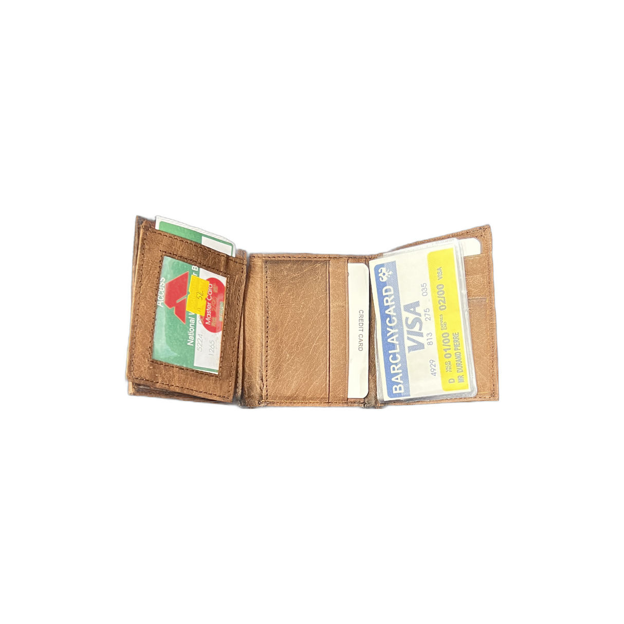 Tri-Fold Leather Wallet